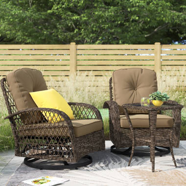 Borealis 2 Person Outdoor Seating Group with Cushions Wayfair